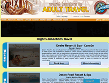 Tablet Screenshot of booking.travelconnxtions.com